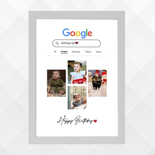 Customized Google Birthday Frame