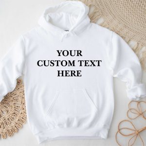 Customized White Hoodie